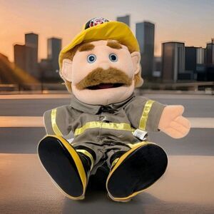 Sunny Toys Ministry Church 15" Full body Ventriloquist Dad Fireman Hand Puppet